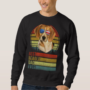 Sudadera Dog Vintage Mejor Beagle Dad Puppy