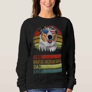 Sudadera Dog Vintage mejor pastor norteamericano en miniatu