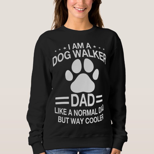 Sudadera Dog Walker Dad Saying Dog Trainer Men (Anverso)