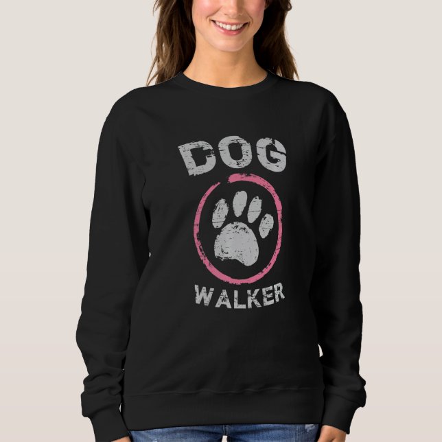 Sudadera Dog Walker Dog Puppies Dog Breed Owner (Anverso)