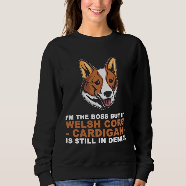 Sudadera Dog Welsh Corgi Cardigan (Anverso)