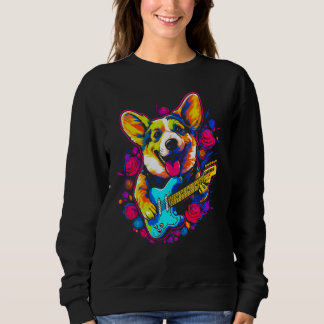 Sudadera Dog Welsh Corgi Musician