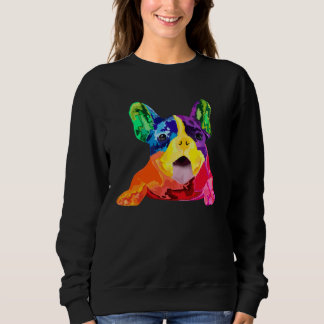 Sudadera Dog  Womens Colorful Cool French Bulldog Mens Fren
