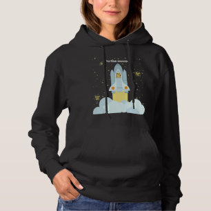 Sudadera Dogecoin A La Luna Shiba Inu Meme Moneda Mucho Wow