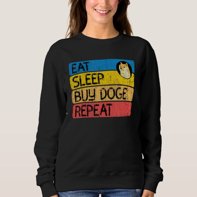 Sudadera Dogecoin Doge Con Gafas De Sol (Anverso)