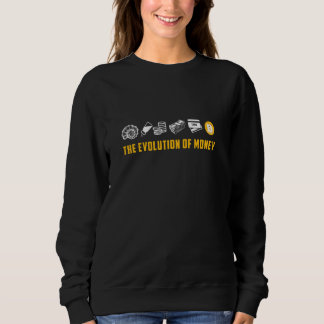 Sudadera Dogecoin Evolución del Dinero Cadena de Bloques Cr