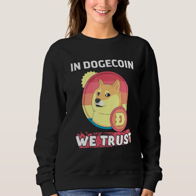 Sudadera Dogecoin Moon Dab Criptodivisa Bitcoin Dogecoin (Anverso)