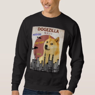 Sudadera Dogezilla T- Graciosos memes de perros Shiba Inu P