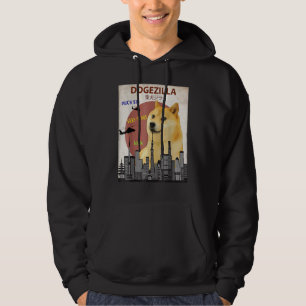 Sudadera Dogezilla T- Graciosos memes de perros Shiba Inu P