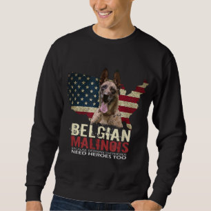 Sudadera Doggie USA Dueño de Perro USA Lover Belga Malinois
