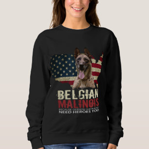 Sudadera Doggie USA Dueño de Perro USA Lover Belga Malinois