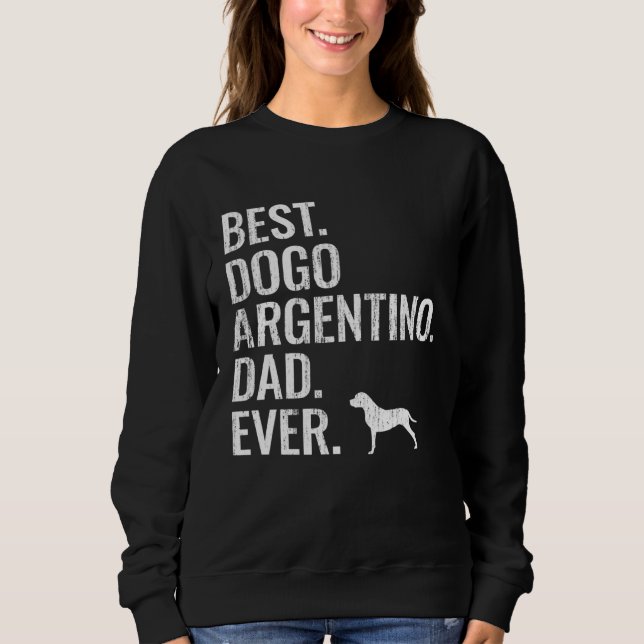 Sudadera Dogo Argentino  2 (Anverso)