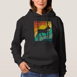 Sudadera Dogo Argentino Antigüedades Retro Perro Momia Papá