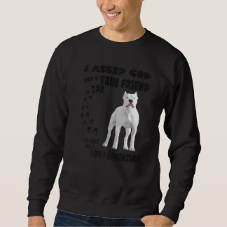 Sudadera Dogo Argentino Cita A Mamá Papá Imprimir Mas Argen