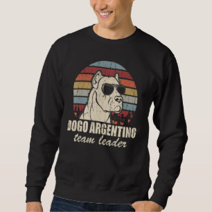 Sudadera Dogo Argentino Jefe de Equipo Guay Gafas de sol