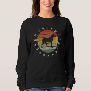 Sudadera Dogo Argentino Paw Retro de la Vintage Dad Mamá Ma