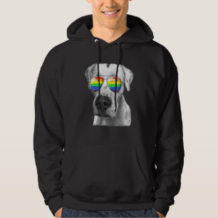 Sudadera Dogo Argentino Perro Gay Bandera del Orgullo Gay G