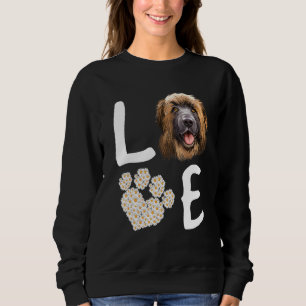 Sudadera Dogs 365 Love Leonberger Dog Paw Mascota Rescate