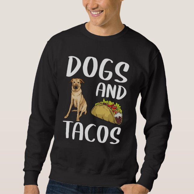 Sudadera Dogs And Tacos Chinook Mexican Food (Anverso)