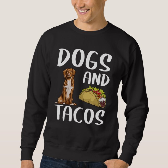 Sudadera Dogs And Tacos Nova Scotia Duck Tolling Retrievers (Anverso)