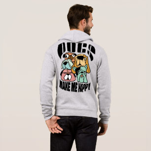 Sudadera Dogs Make Me Happy