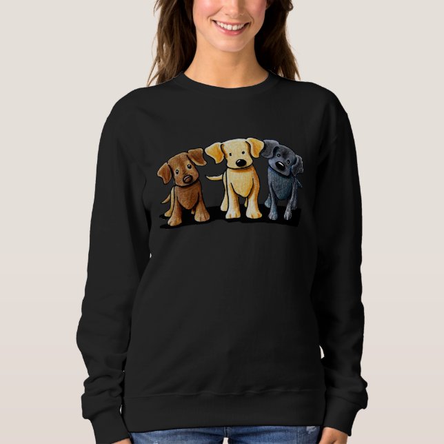 Sudadera Dogs Make Me Happy Humans Make My Head Hurt (Anverso)