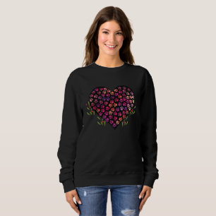 Sudadera Dogs Paw Heart Leaves