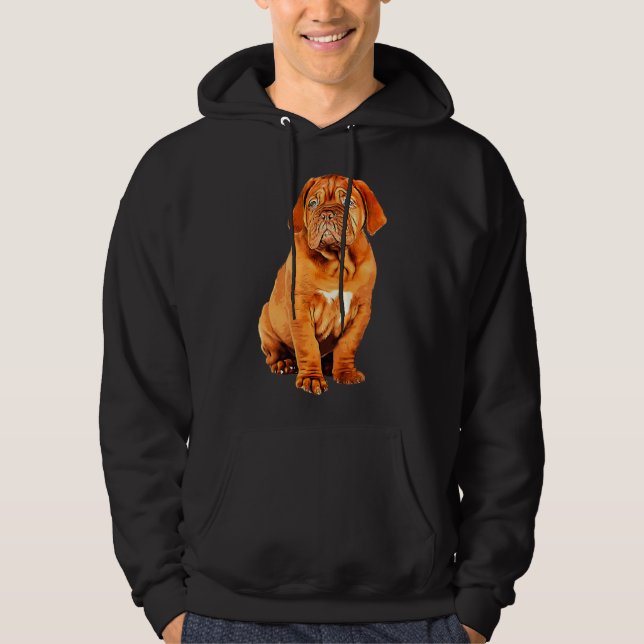 Sudadera Dogue De Bordeaux Mastiff Francés Perro Cachorro (Anverso)