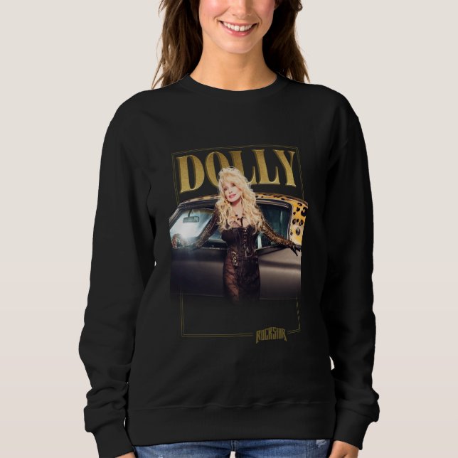 Sudadera Dolly Parton Rockstar Gold (Anverso)