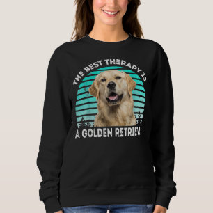 Sudadera Dolor Retro Vintage Golden Retriever Dog Mom