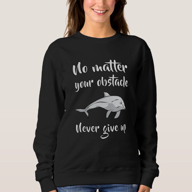 Sudadera Dolphin Dolphins Animal Ocean Sea Fish Funny Gift (Anverso)