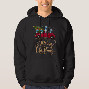 Sudadera Dolphin Drin Árbol de Navidad Camión Rojo Delfín X