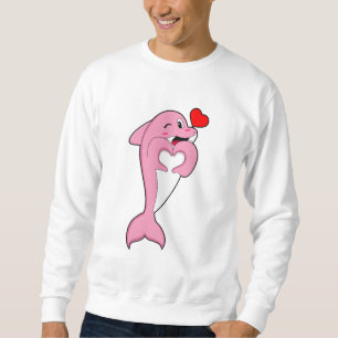 Sudadera Dolphin Love Heart