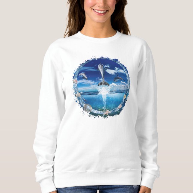 Sudadera Dolphin Pod Cast Party (Anverso)