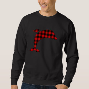 Sudadera Dolphin Red Buffalo Plaid Beluga Familia Correspon