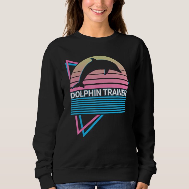 Sudadera Dolphin Trainer Dolphin Trainer Retro (Anverso)