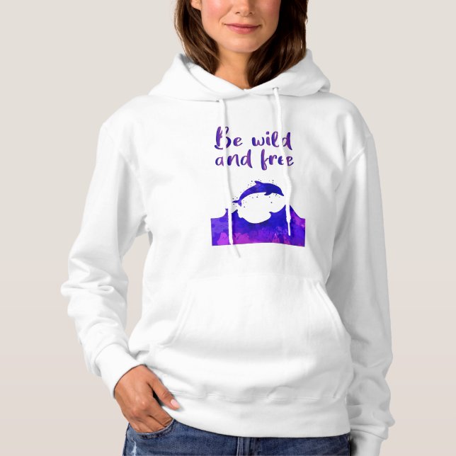 Sudadera Dolphins Dolphin Ocean Sea Animal Fish Funny Gift (Anverso)
