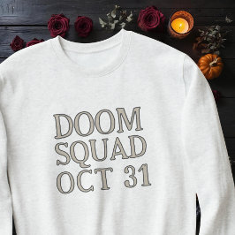Sudadera Dom Squad Oct 31 Sencillo sudadero de Halloween