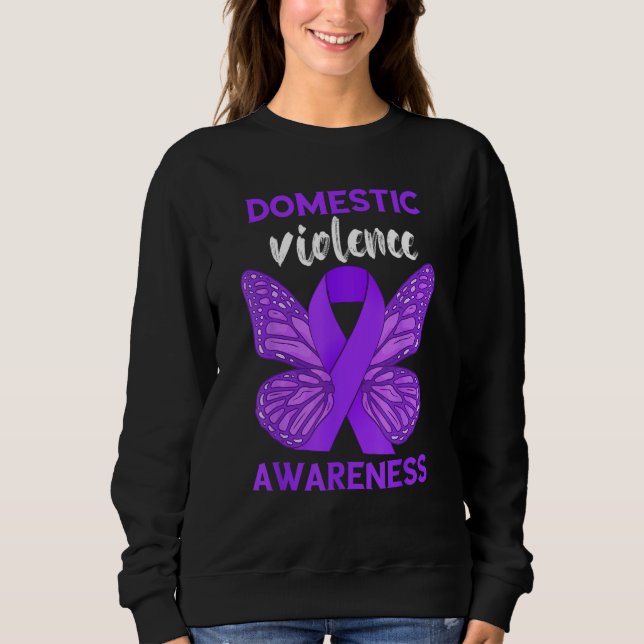 Sudadera Domestic Violence Awareness World Narcissistic Abu (Anverso)