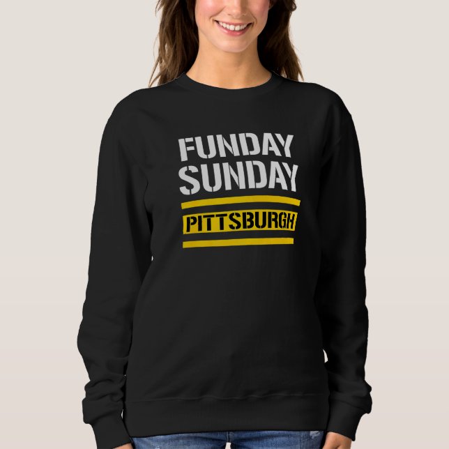 Sudadera Domingo Divertido Clásico de Estilo Antiguo de Pit (Anverso)