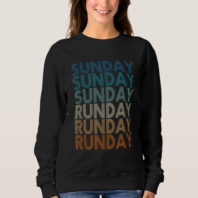 Sudadera Domingo en ejecución (Anverso)