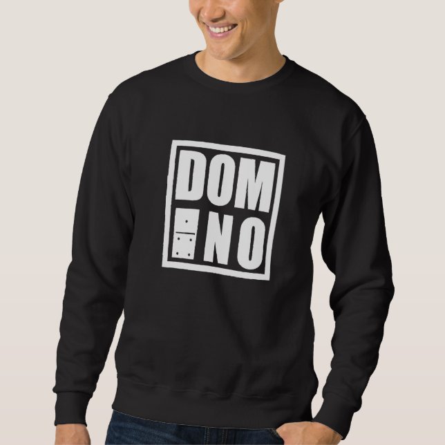 Sudadera Domino Player Dominoes Tile Game Dominos Game Domi (Anverso)