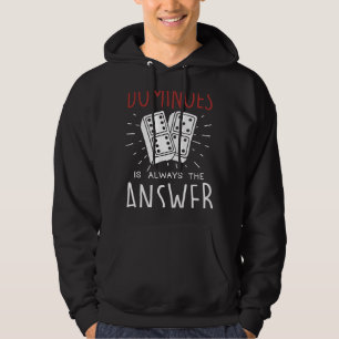 Sudadera Dominoes divertidos de Shirt Dominoes juego de los
