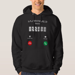 Sudadera Dominoes está llamando regalo del jugador de domin