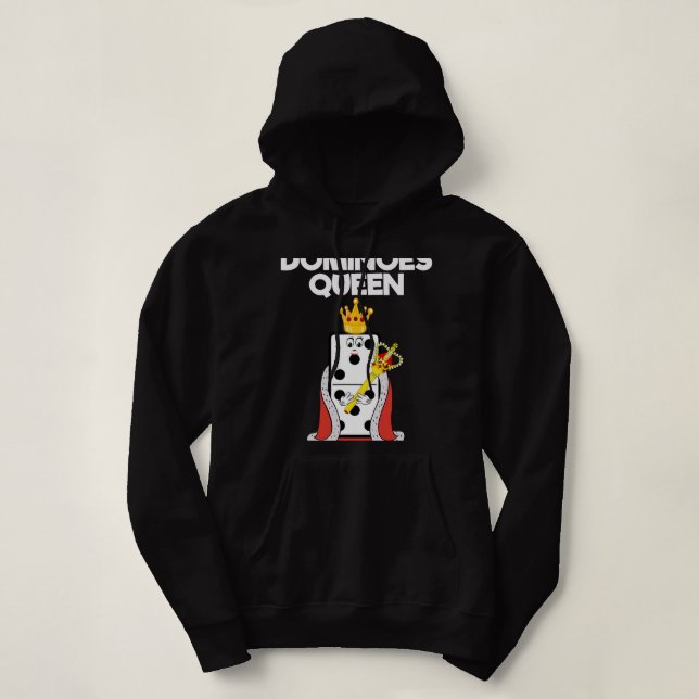 Sudadera Dominoes Funny Dominoes Queen (Diseño del anverso)