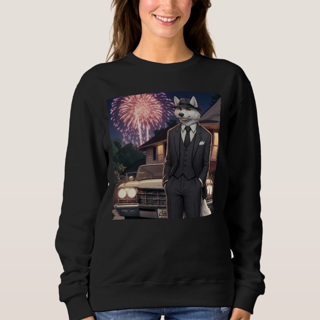 Sudadera Don Lupo Canino "4 de julio"    (Anverso)