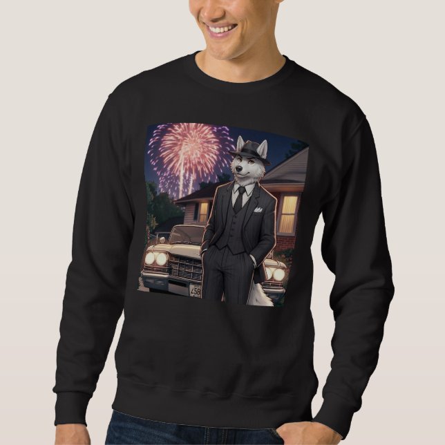 Sudadera Don Lupo Canino "4 de julio"  (Anverso)