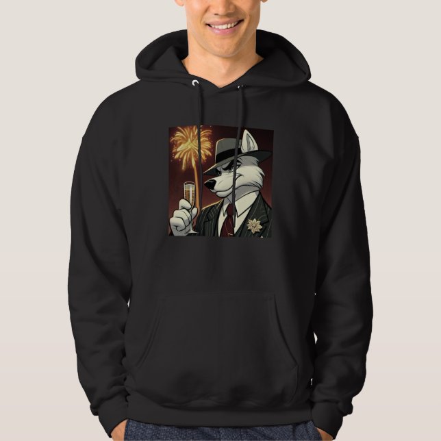 Sudadera Don Lupo Canino "Año Nuevo" (Anverso)