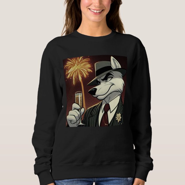 Sudadera Don Lupo Canino "Año Nuevo" (Anverso)