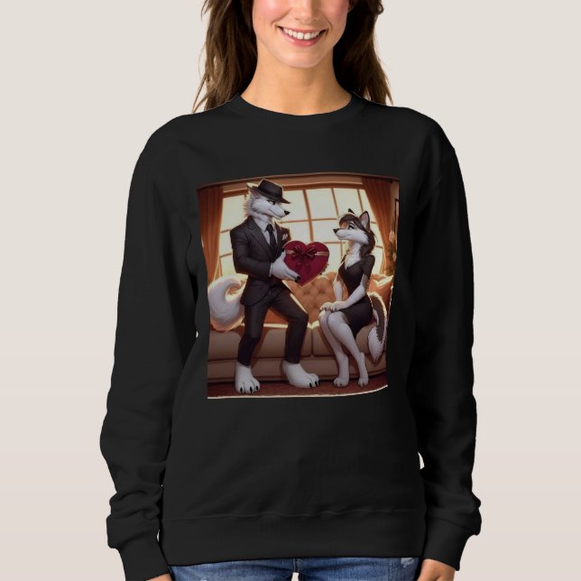 Sudadera Don Lupo Canino "San Valentines" (Anverso)